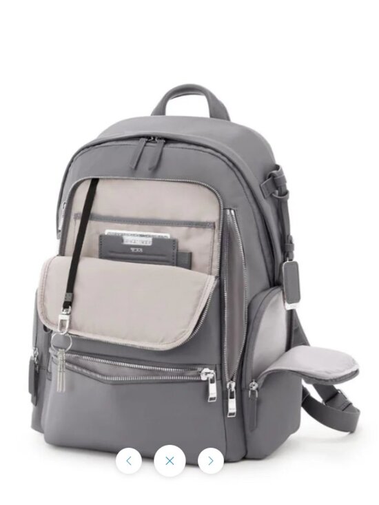 New TUMI Voyageur Celina Medium Backpack computer Grey main image 4